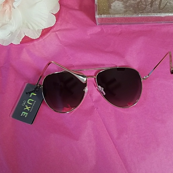 Pink Mirrored aviator sunglasses - Picture 4 of 6